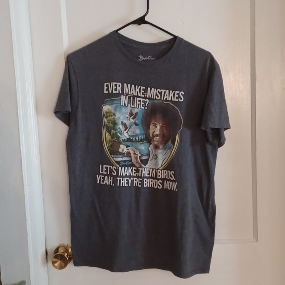 Bob Ross tee shirt vintage Bob Ross tee shirt men's size medium